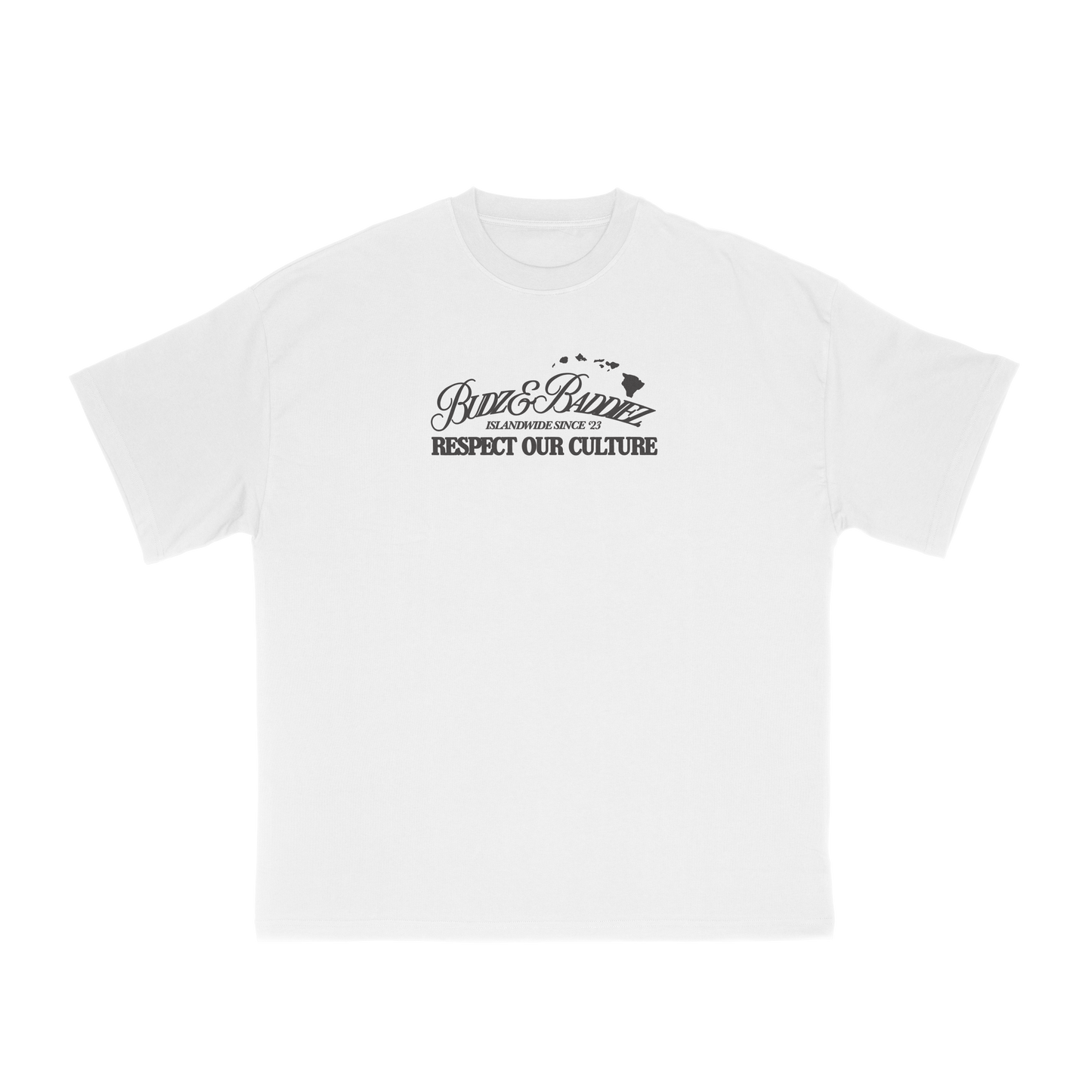 Culture Maile Lei Tee Pre-Order (White)
