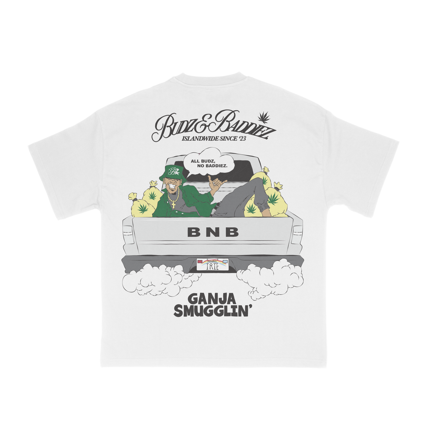 Ganja White Tee (Pre-Order)