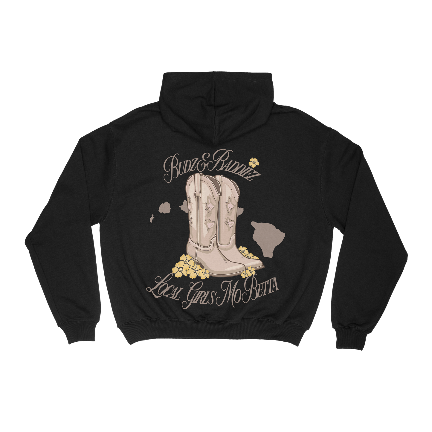 Pua Boots Hoodie (Black)