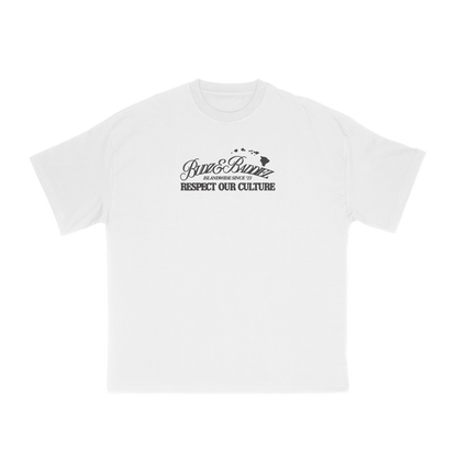 Culture Maile Lei Tee Pre-Order (White)
