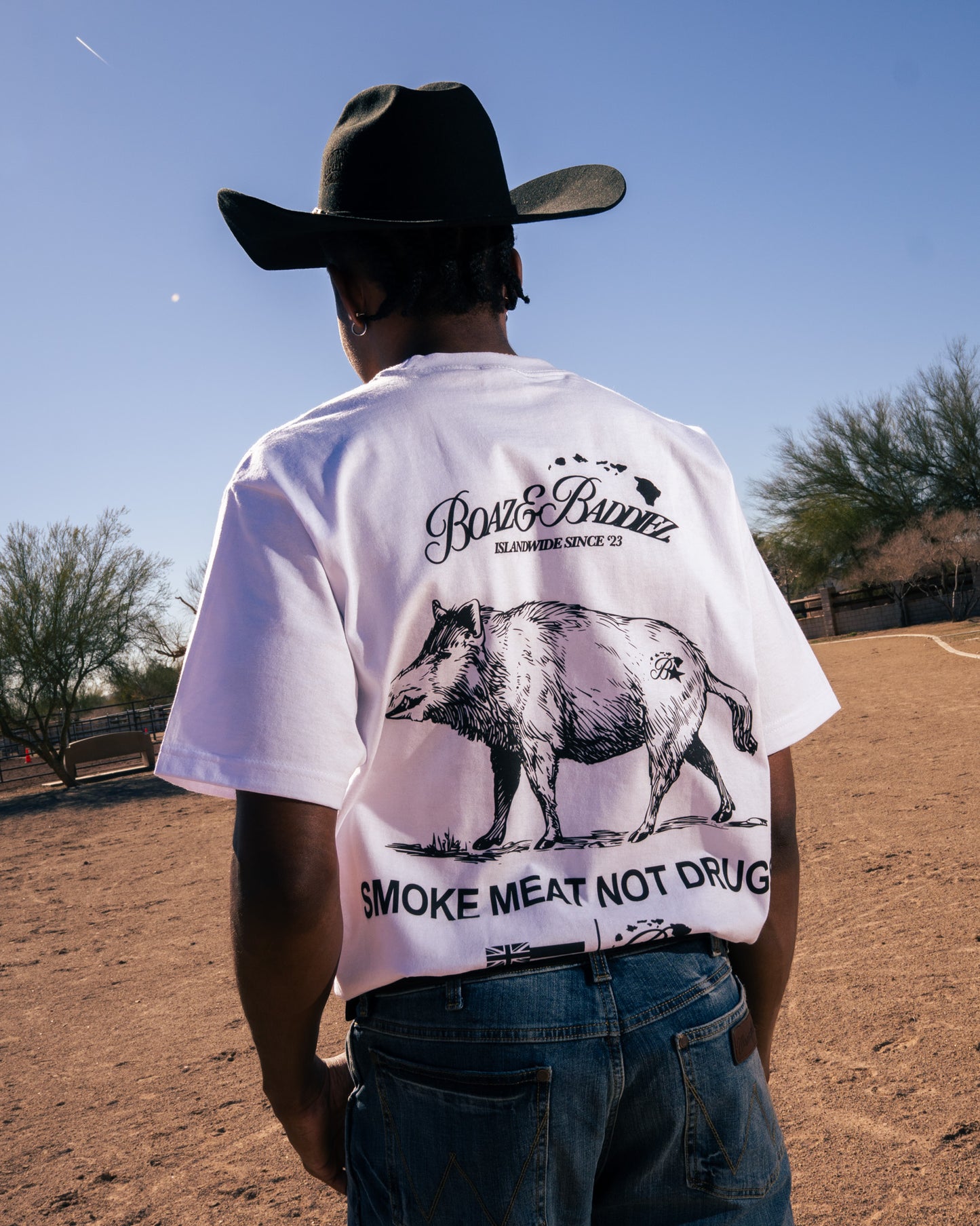 Smoke Meat White Tee (Pre-Order)