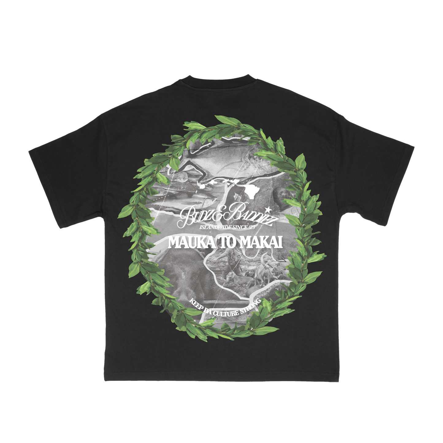Mauka To Makai Black Tee (Pre-Order)