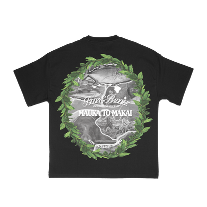 Mauka To Makai Black Tee (Pre-Order)
