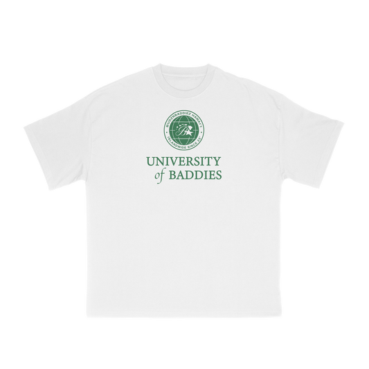 University Of Baddies Tee (White)