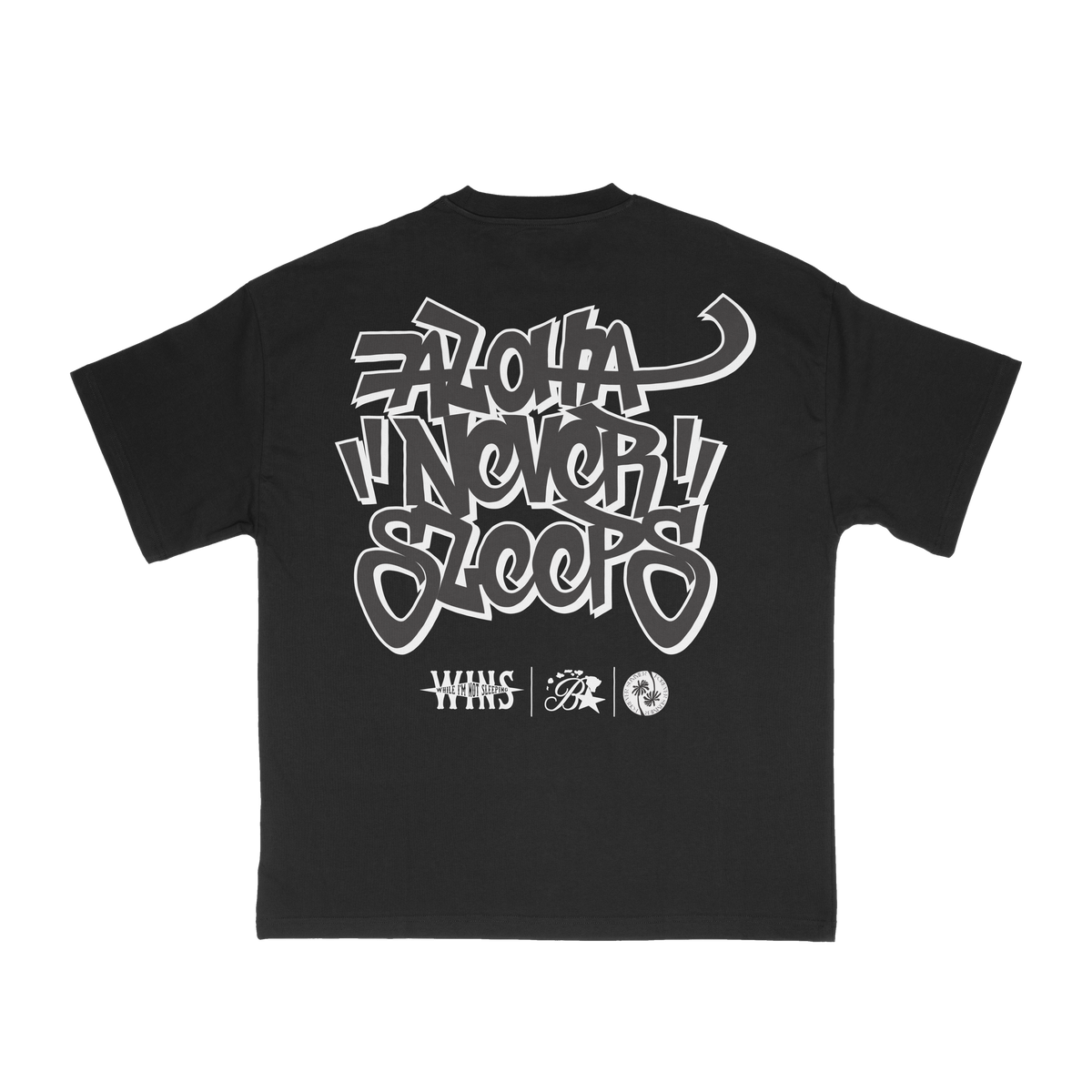 BNB X WINS Shaka Black Tee (Pre-Made)
