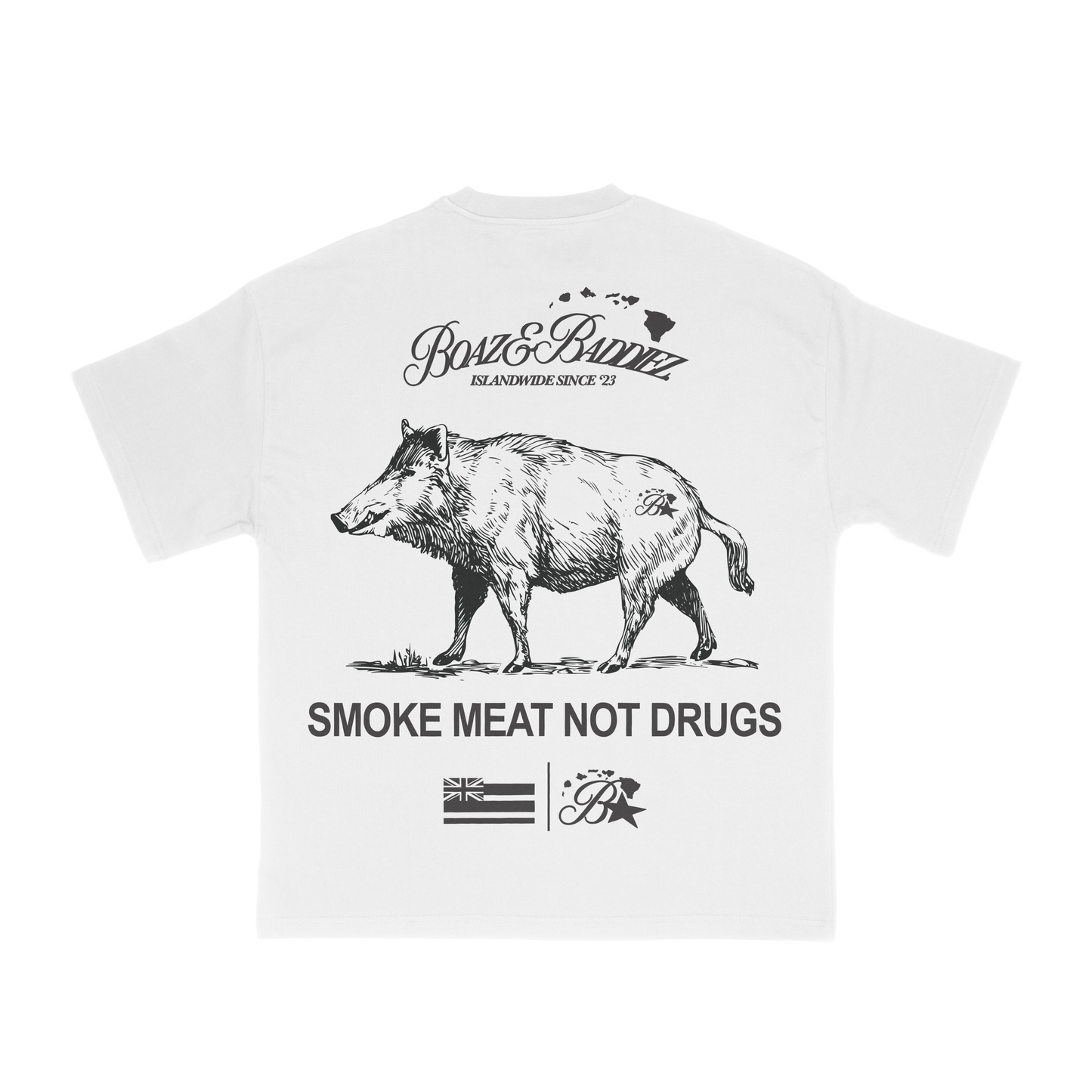 Smoke Meat White Tee (Pre-Order)