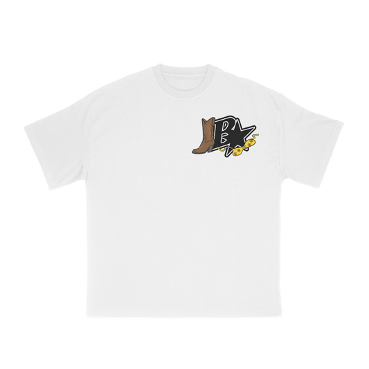 Boots & Bikinis Tee (White)
