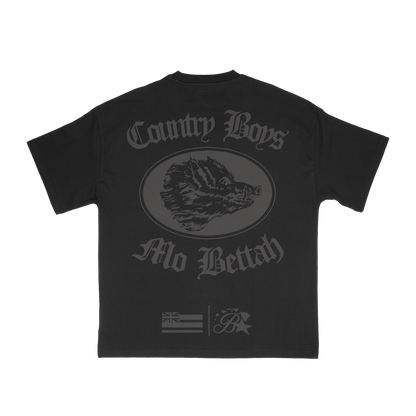 Country Boyz Black Tee (Pre-Order)