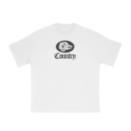Country Boyz White Tee (Pre-Order)