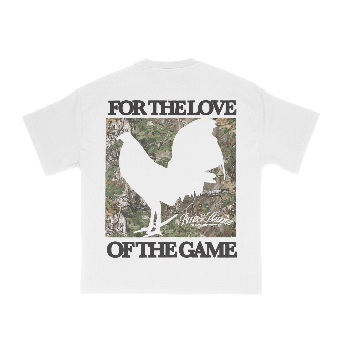 Camo White Tee (Pre-Order)