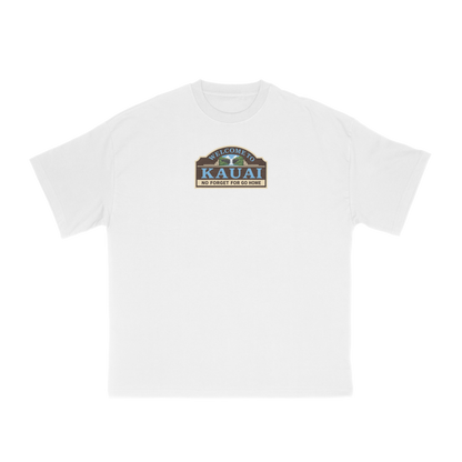 Kaua'i Go Home White Tee