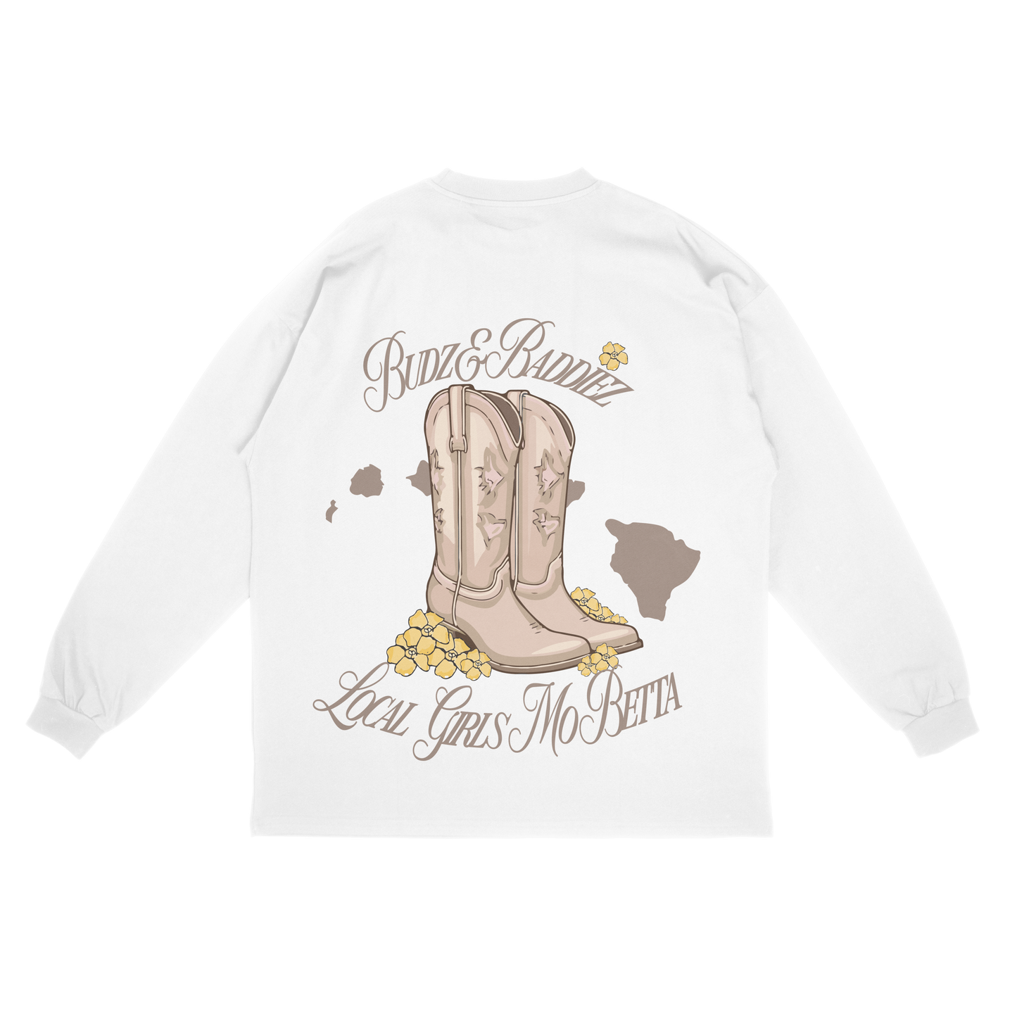Pua Boots Long Sleeve (White)