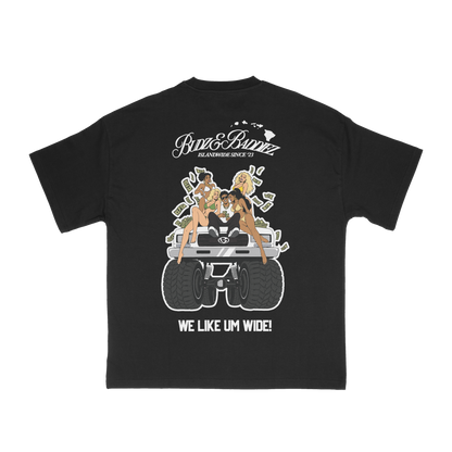 Wide Black Tee (Pre-Order)
