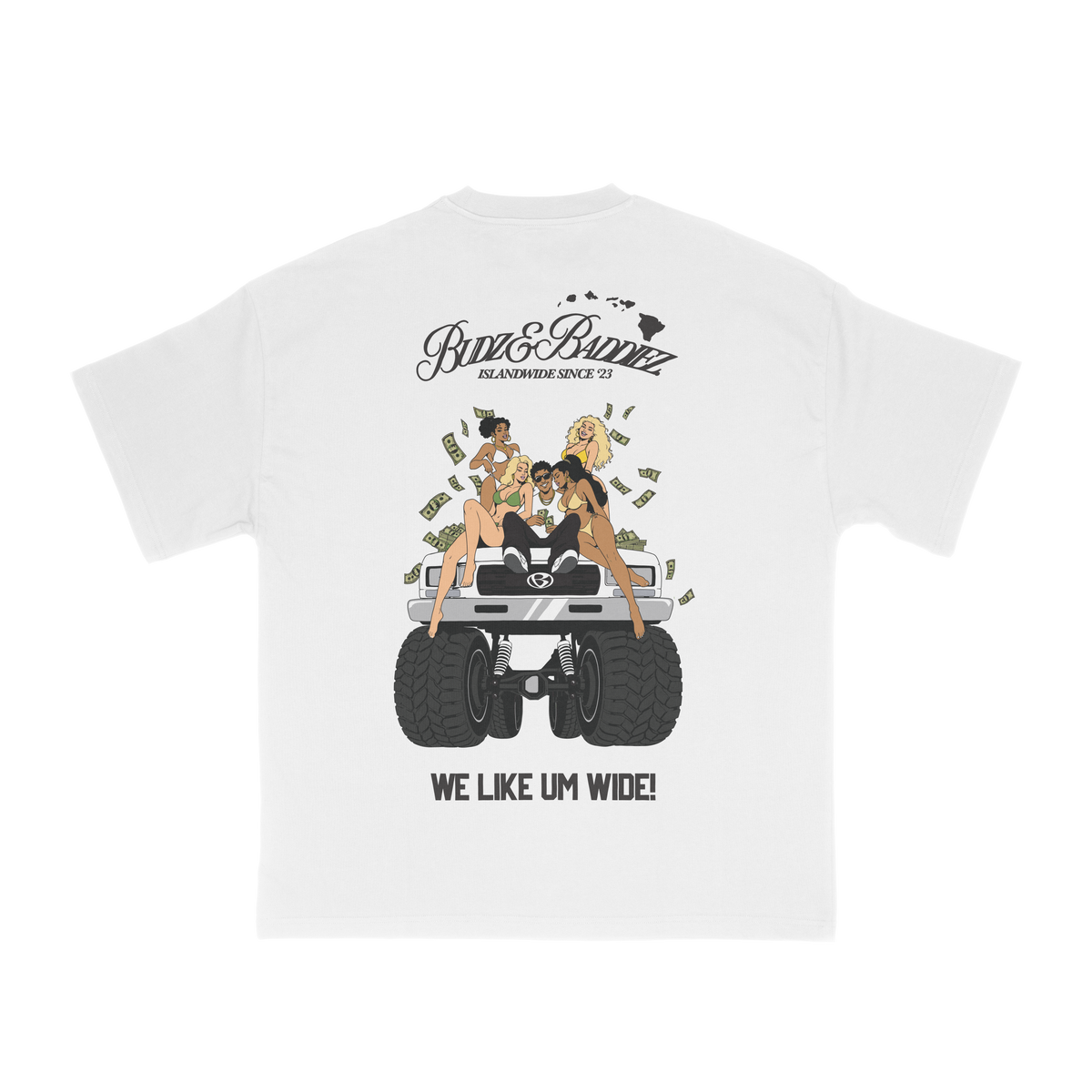 Wide White Tee (Pre-Order)