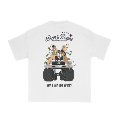 Wide White Tee (Pre-Order)