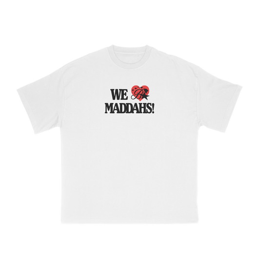 We Luv Maddahs White Tee (Pre-Order)